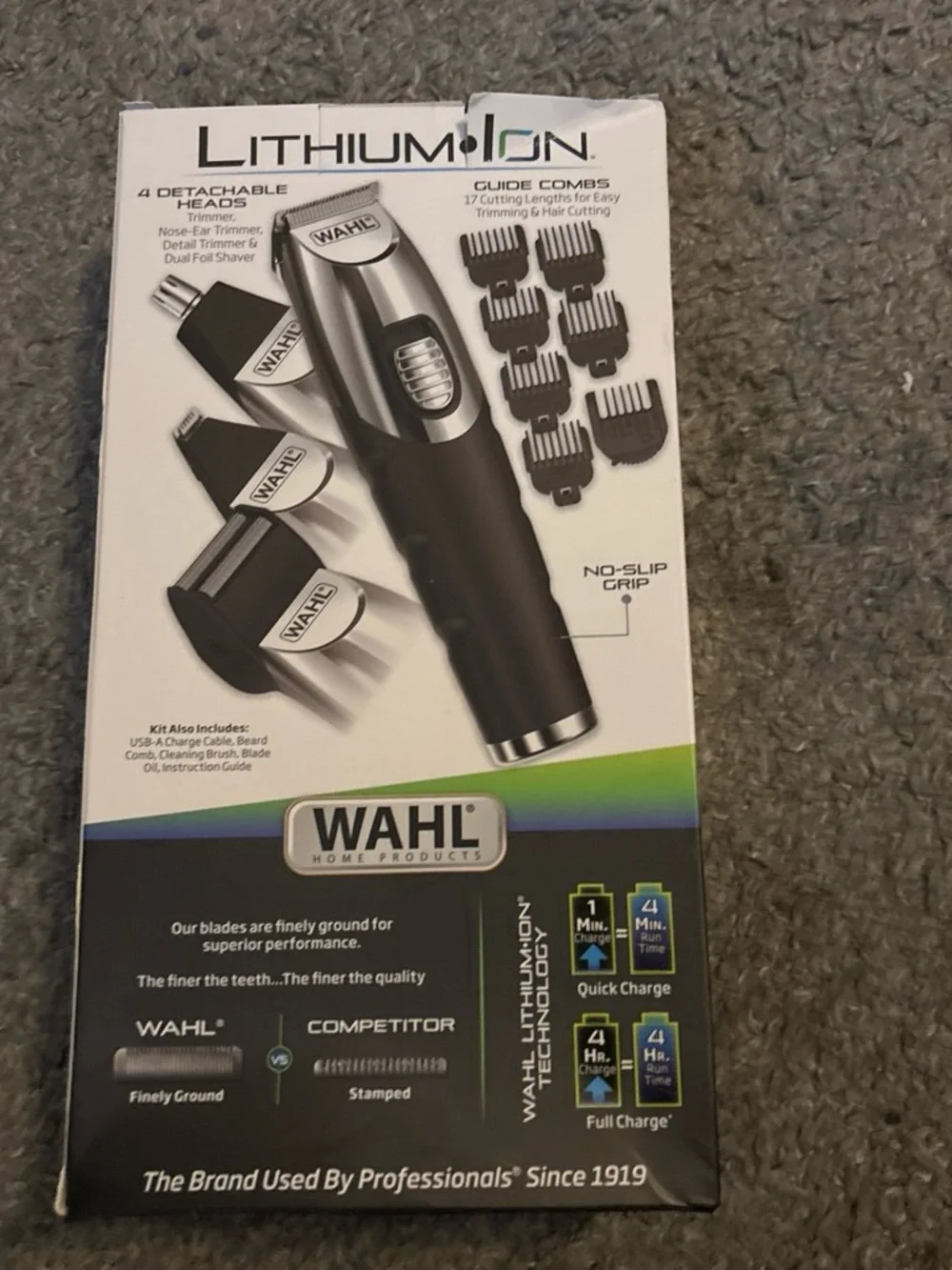 Wahl All-In-One Lithium-Ion Trimmer - Black & Silver